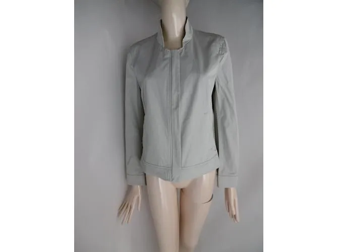 Issey Miyake Chaqueta Ligera Gris Claro 