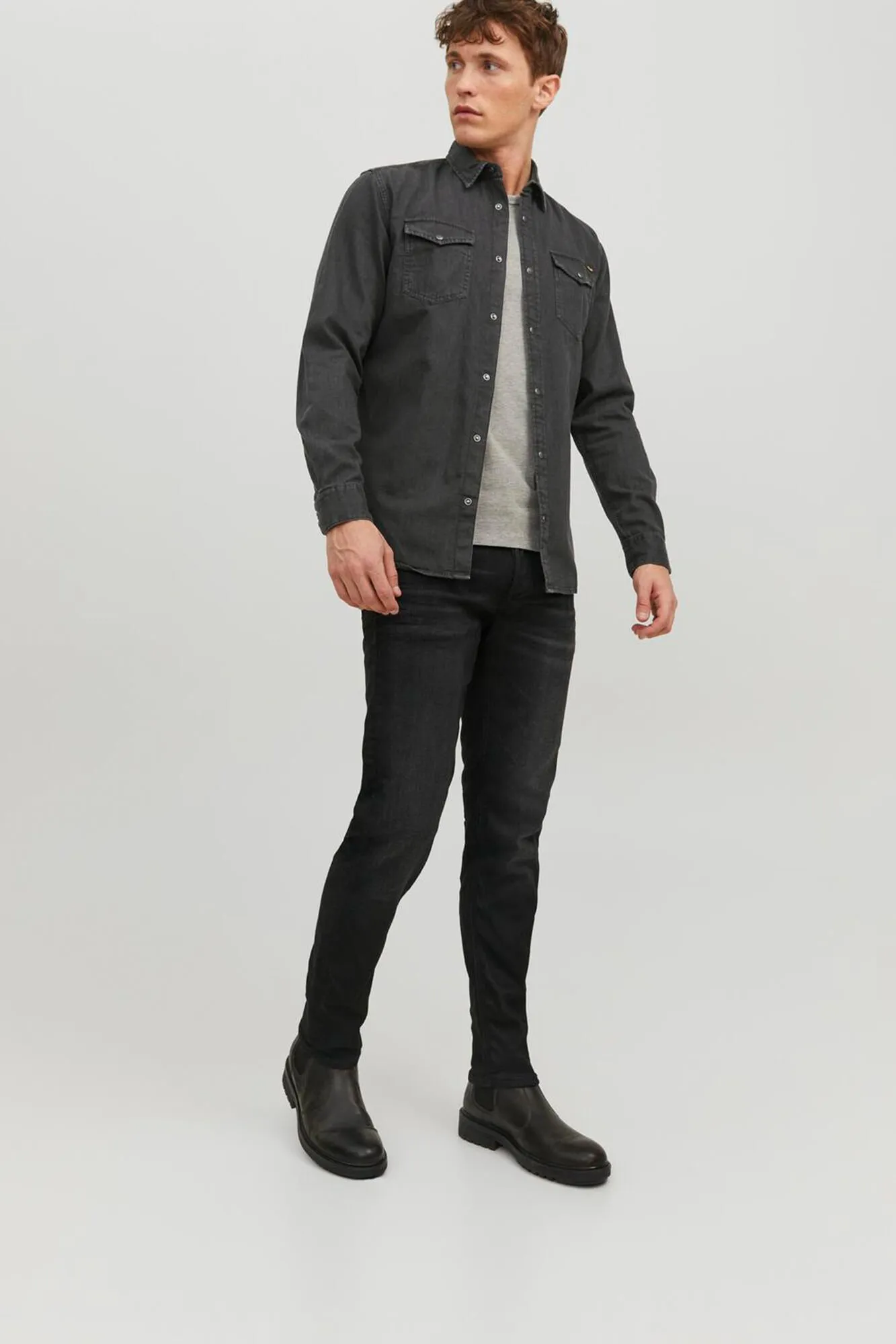 Jack & Jones Camisa denim confort fit