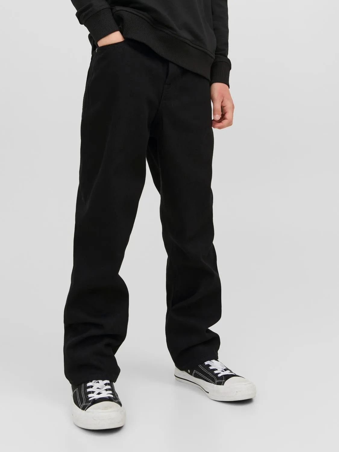 JJICHRIS JJORIGINAL MF 758 Vaqueros de corte holgado Junior | Negro | Jack & Jones®