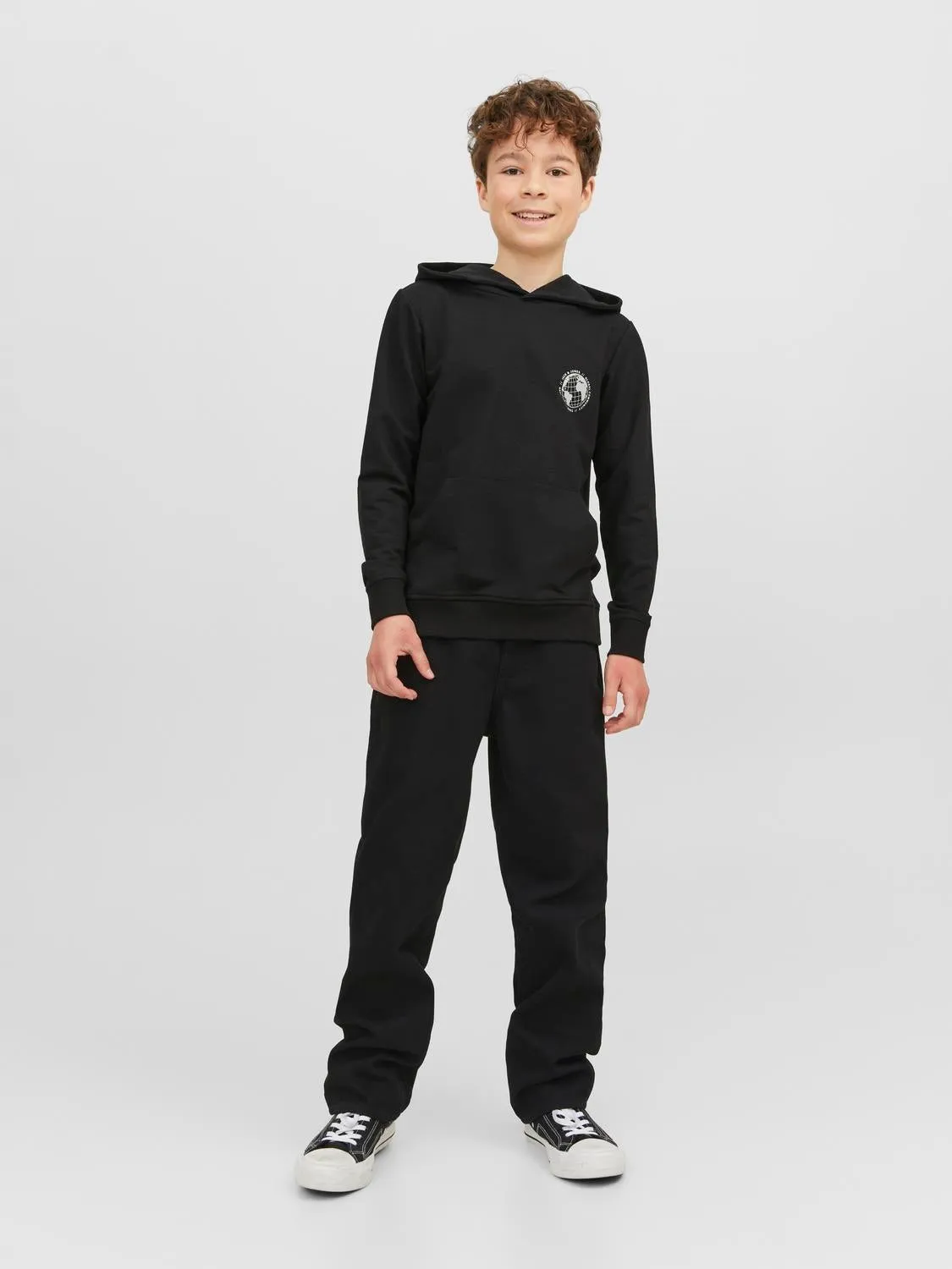 JJICHRIS JJORIGINAL MF 758 Vaqueros de corte holgado Junior | Negro | Jack & Jones®