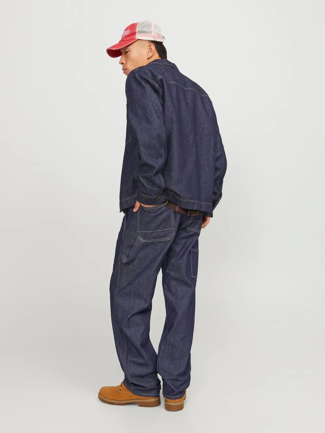 JJIEDDIE JJCARPENTER SBD 327 Vaqueros Corte loose | Azul intermedio | Jack & Jones®