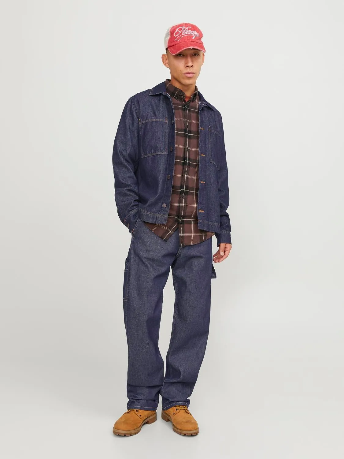 JJIEDDIE JJCARPENTER SBD 327 Vaqueros Corte loose | Azul intermedio | Jack & Jones®