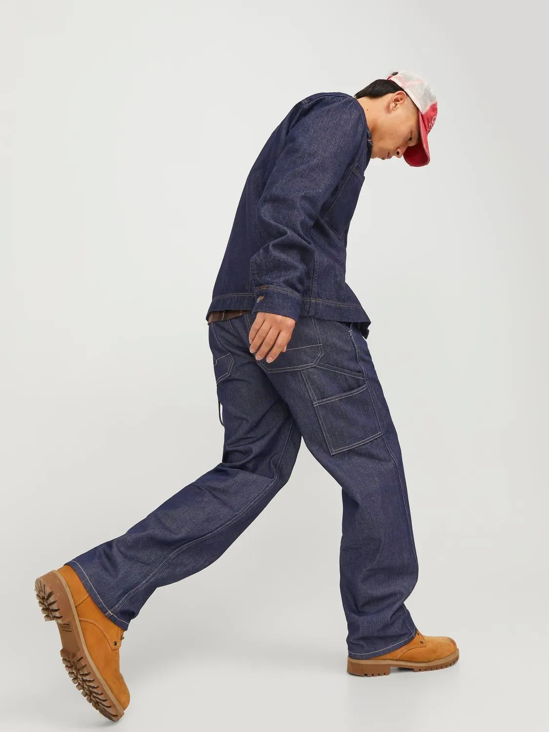 JJIEDDIE JJCARPENTER SBD 327 Vaqueros Corte loose | Azul intermedio | Jack & Jones®