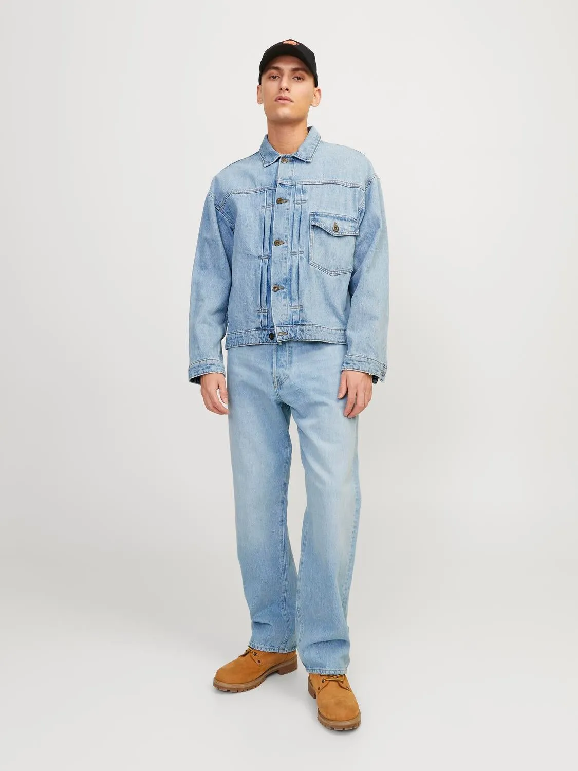 JJIEDDIE JJCOOPER JOS 635 Vaqueros Corte loose | Azul intermedio | Jack & Jones®