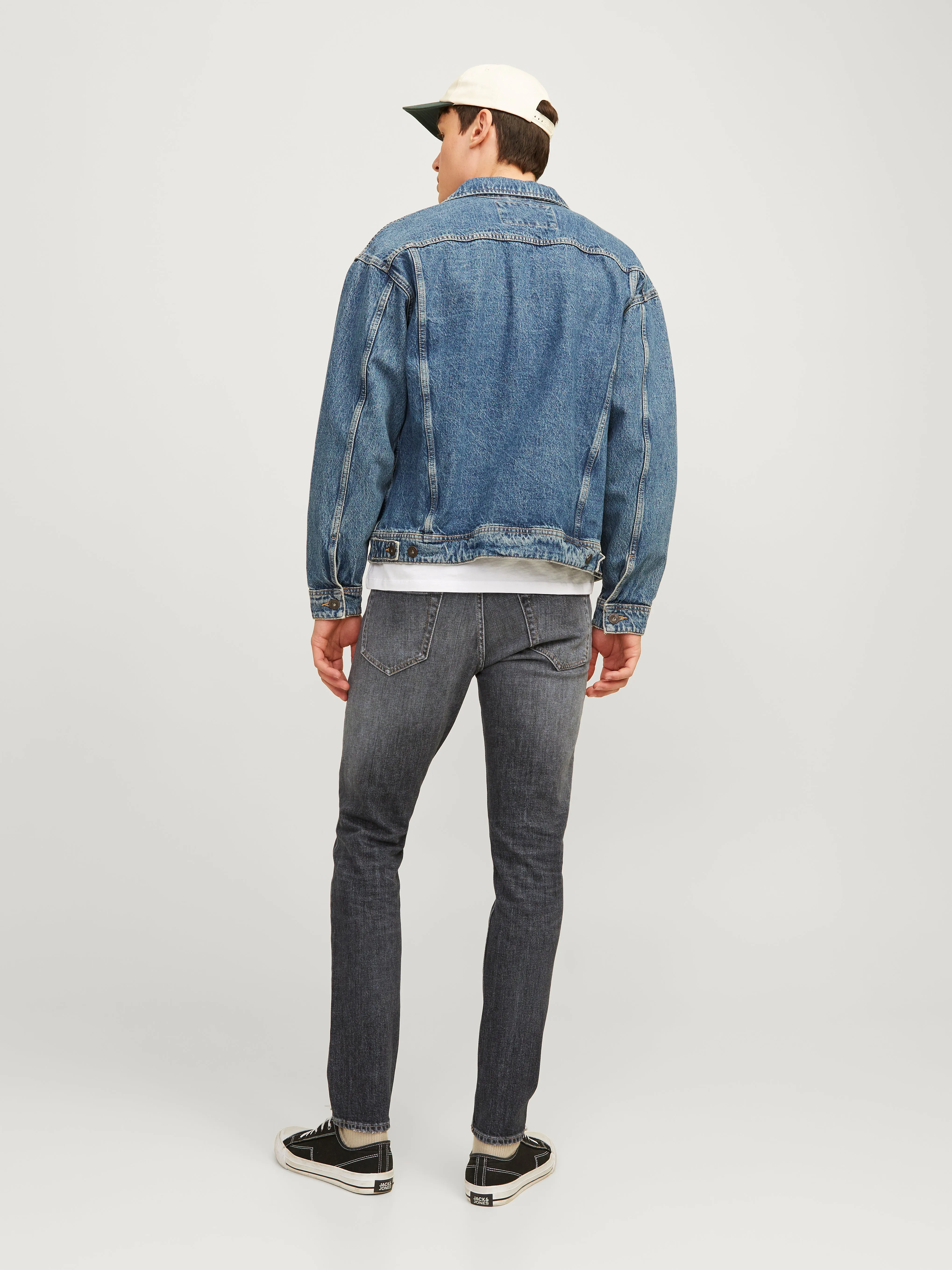 JJIGLENN JJCOOPER CJ 291 Vaqueros de corte slim | Negro | Jack & Jones®