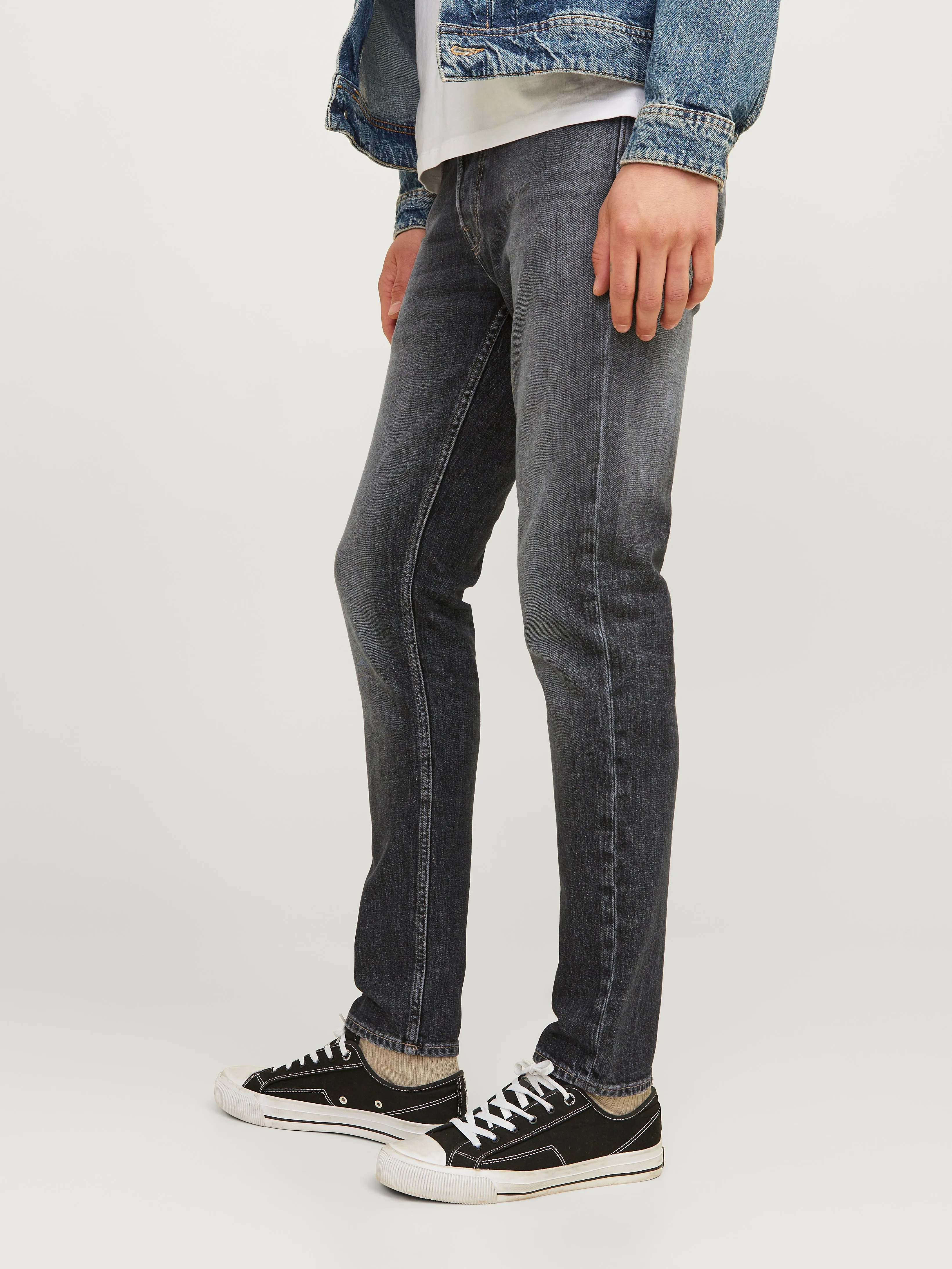 JJIGLENN JJCOOPER CJ 291 Vaqueros de corte slim | Negro | Jack & Jones®