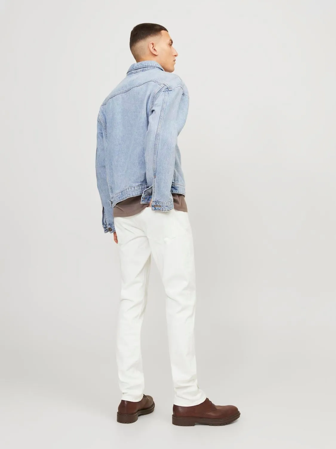 JJIGLENN JJEVAN CJ 977 SN Vaqueros de corte slim | Blanco | Jack & Jones®