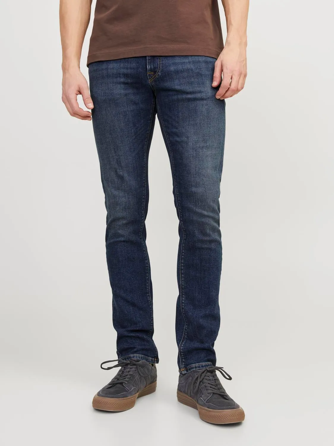 JJIGLENN JJFELIX AM 846 50SPS Vaqueros de corte slim | Azul intermedio | Jack & Jones®