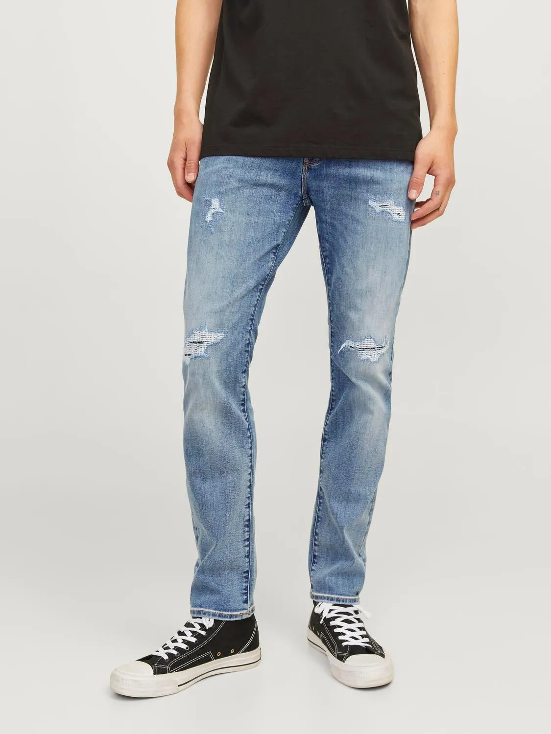 JJIGLENN JJFOX 50SPS CB 043 50SPS SN Vaqueros de corte slim | Azul intermedio | Jack & Jones®