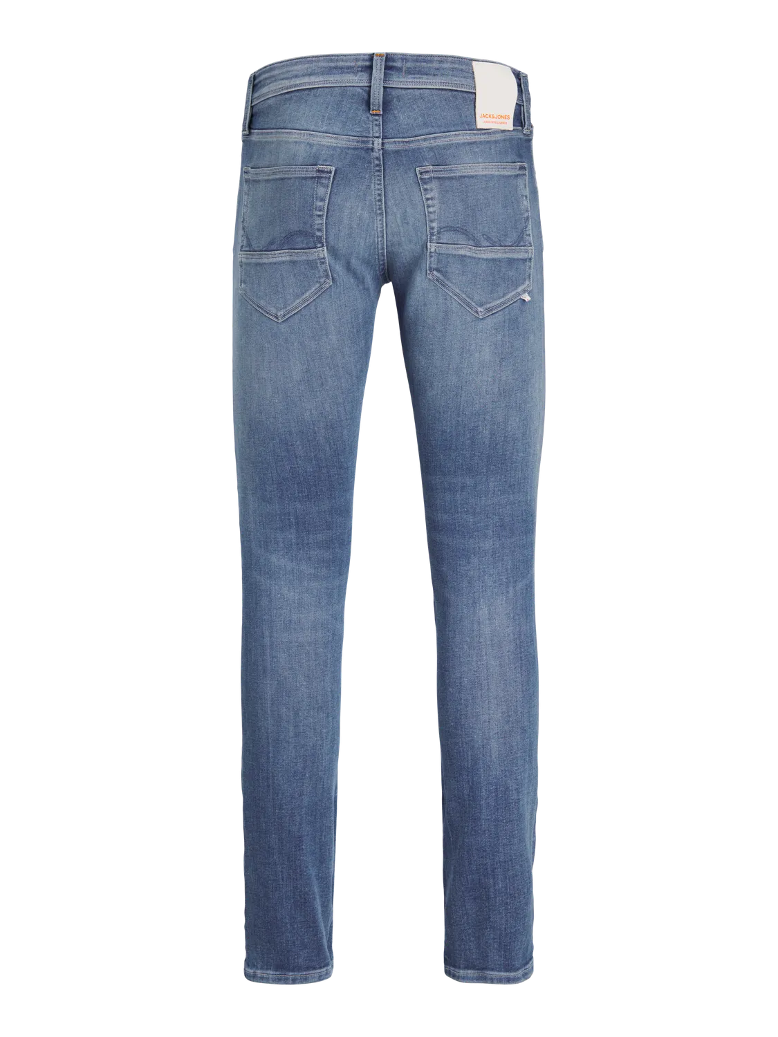 JJIGLENN JJFOX AM 489 50SPS Vaqueros de corte slim | Azul intermedio | Jack & Jones®