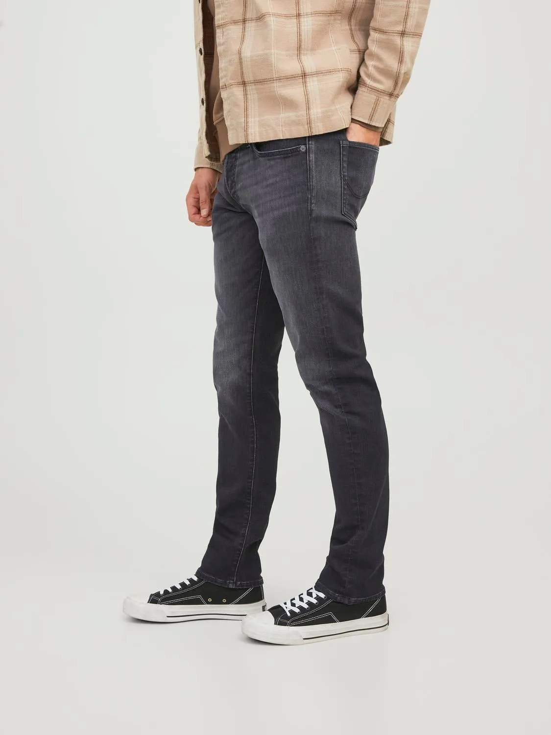 JJIGLENN JJICON GE 842 Vaqueros de corte slim | Negro | Jack & Jones®