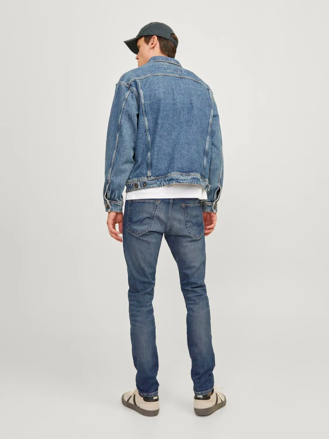 JJIGLENN JJICON JJ 167 50SPS Vaqueros de corte slim | Azul intermedio | Jack & Jones®