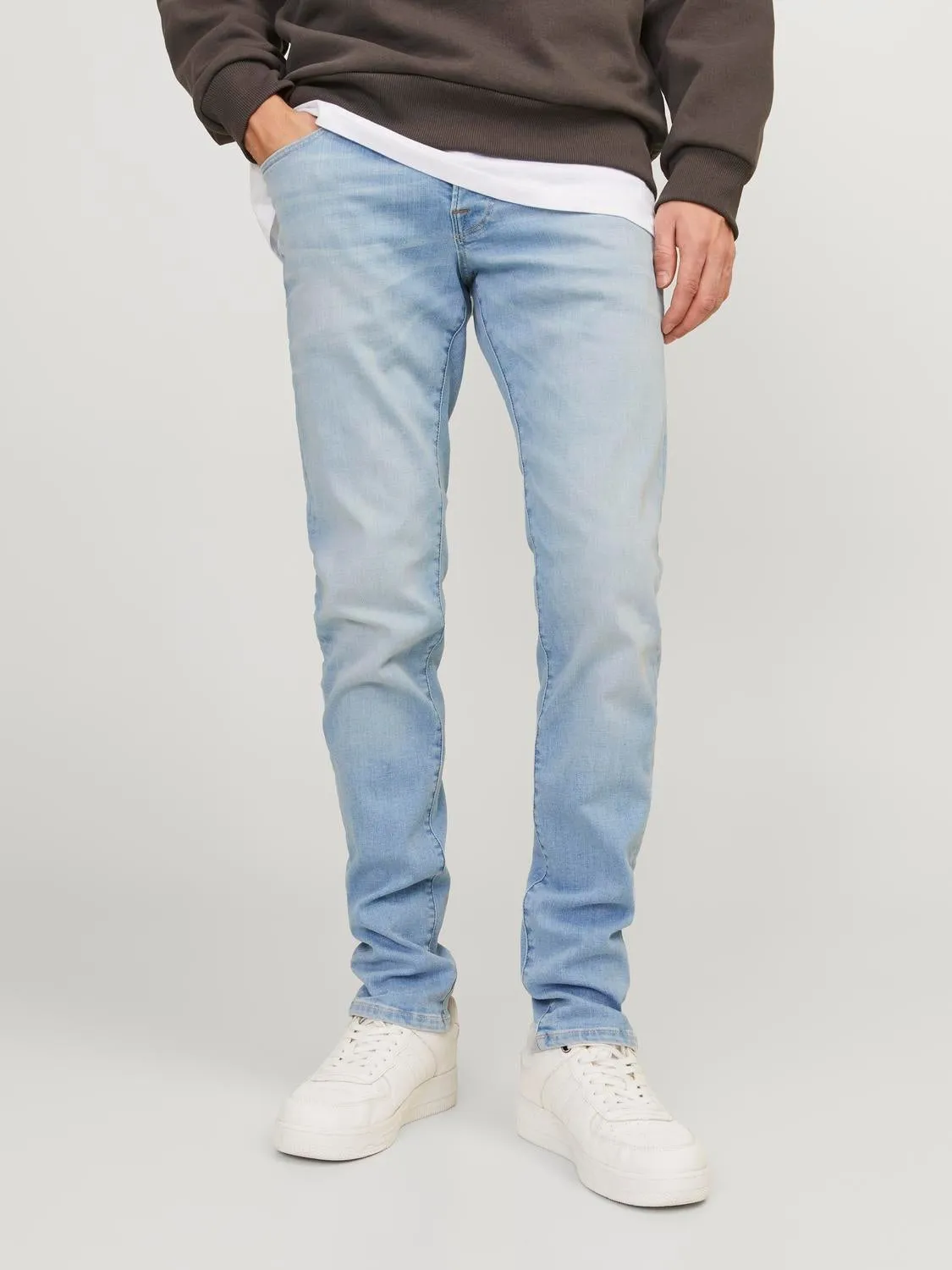 JJIGLENN JJICON JJ 259 50SPS Vaqueros de corte slim | Azul intermedio | Jack & Jones®