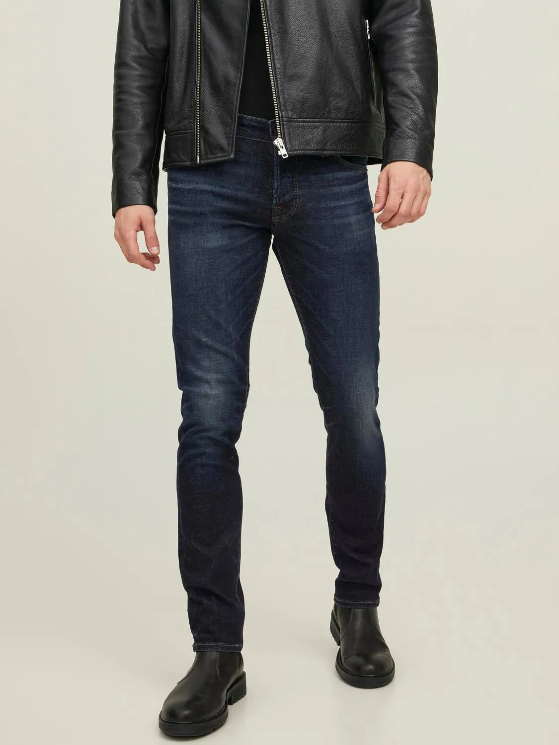 JJIGLENN JJICON JJ 559 50SPS Vaqueros de corte slim | Azul intermedio | Jack & Jones®