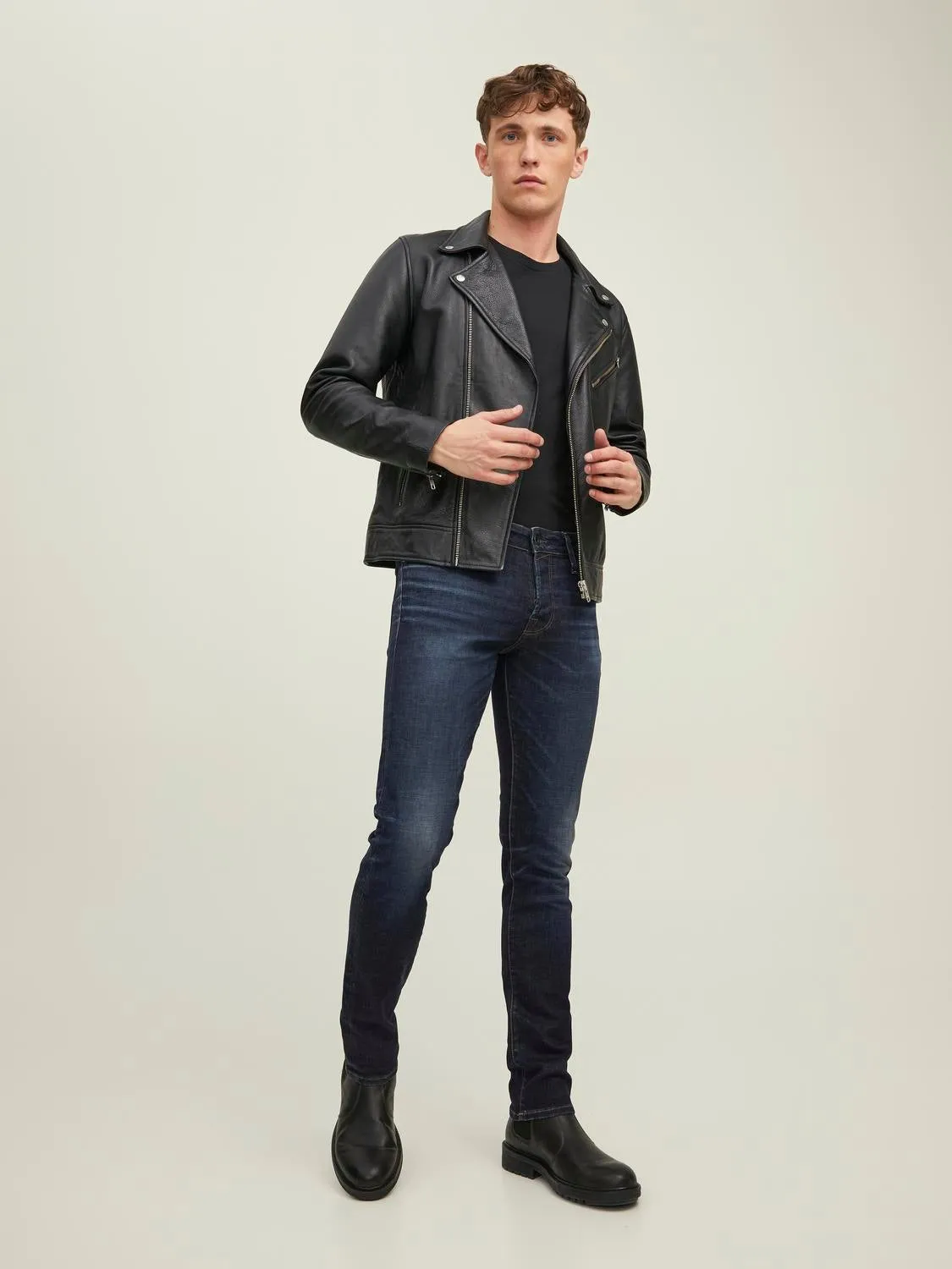 JJIGLENN JJICON JJ 559 50SPS Vaqueros de corte slim | Azul intermedio | Jack & Jones®