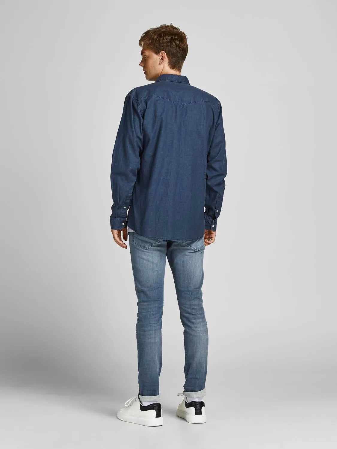 JJIGLENN JJICON JJ 857 50SPS Vaqueros de corte slim | Azul intermedio | Jack & Jones®