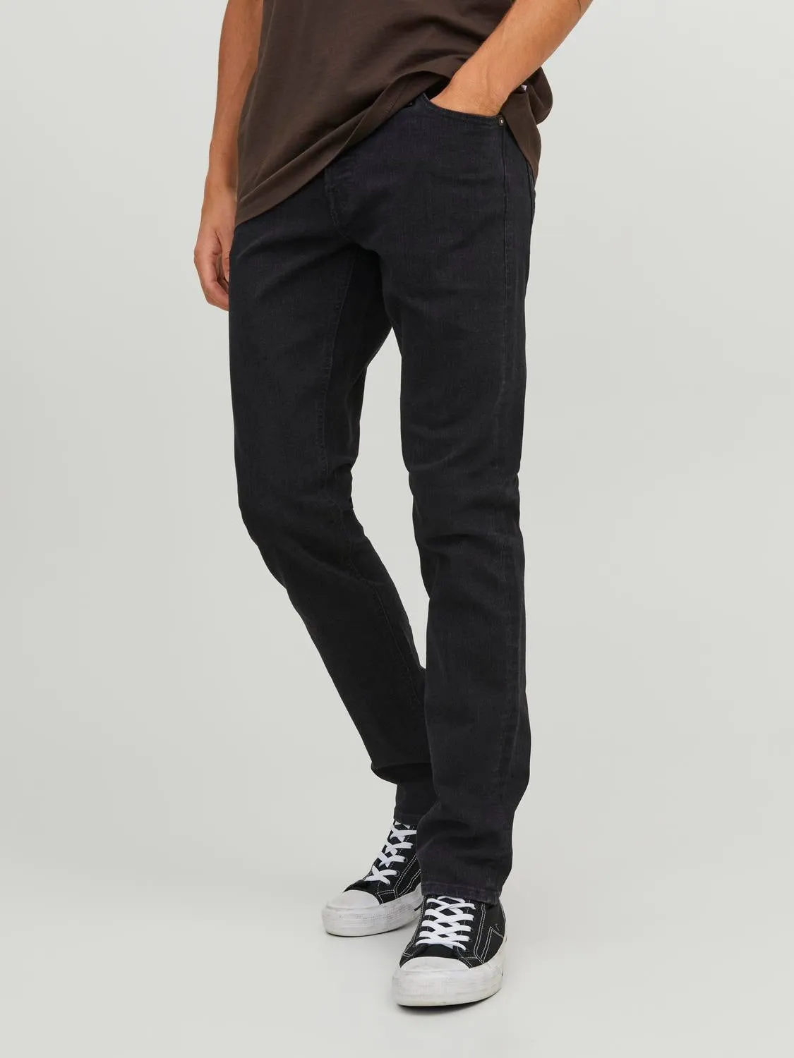 JJIGLENN JJORIGINAL SQ 356 Vaqueros de corte slim | Negro | Jack & Jones®