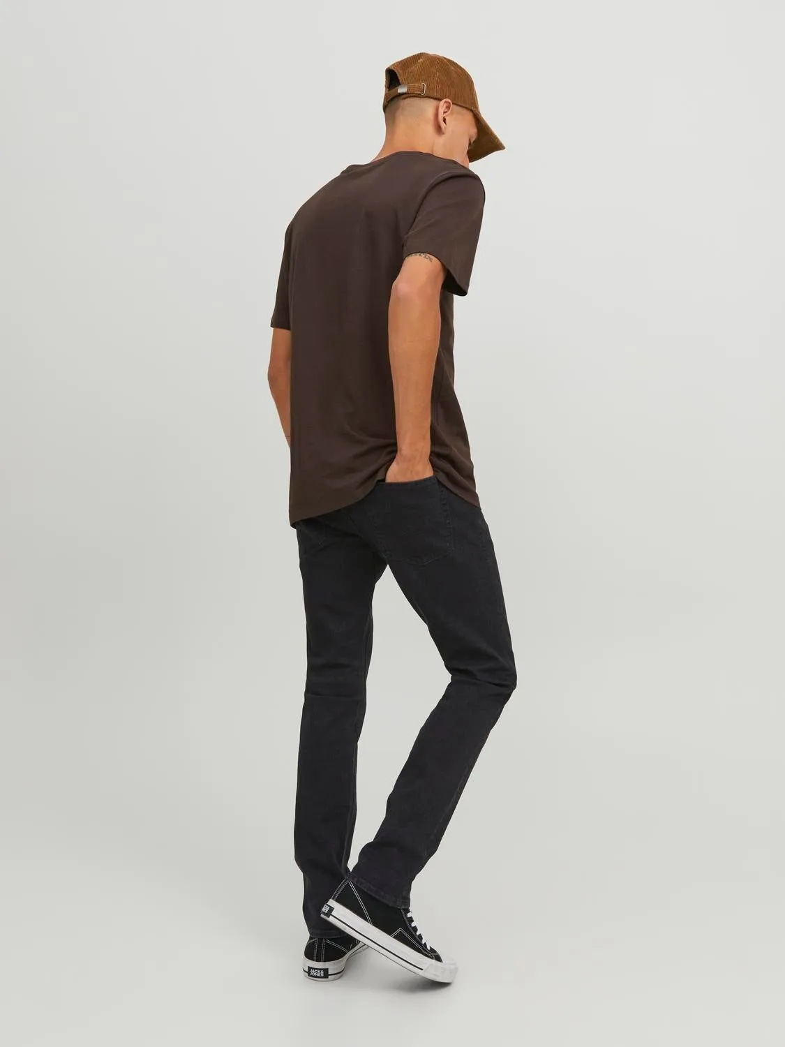 JJIGLENN JJORIGINAL SQ 356 Vaqueros de corte slim | Negro | Jack & Jones®