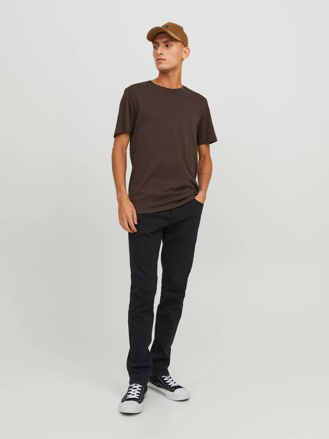 JJIGLENN JJORIGINAL SQ 356 Vaqueros de corte slim | Negro | Jack & Jones®