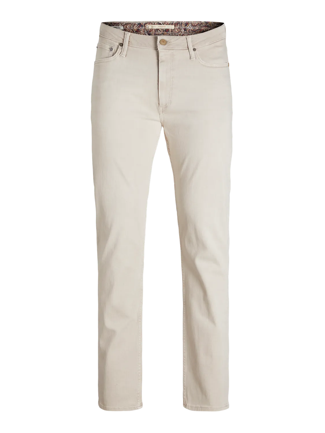 JJIMIKE JJEVAN CJ 977 MOONBEAM Vaqueros de corte tapered | Beige | Jack & Jones®