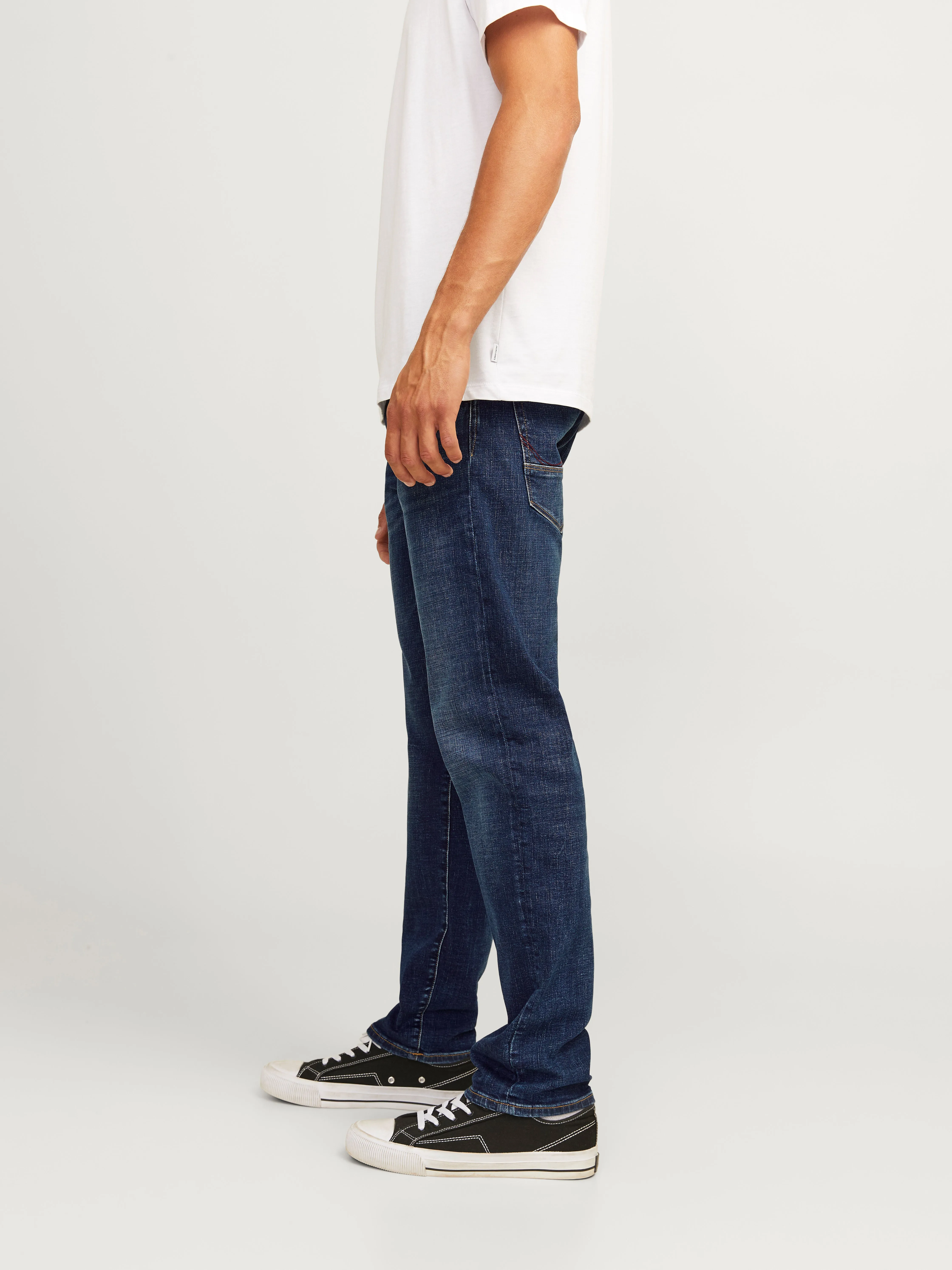 JJIMIKE JJFOX CB 055 Vaqueros de corte tapered | Azul intermedio | Jack & Jones®