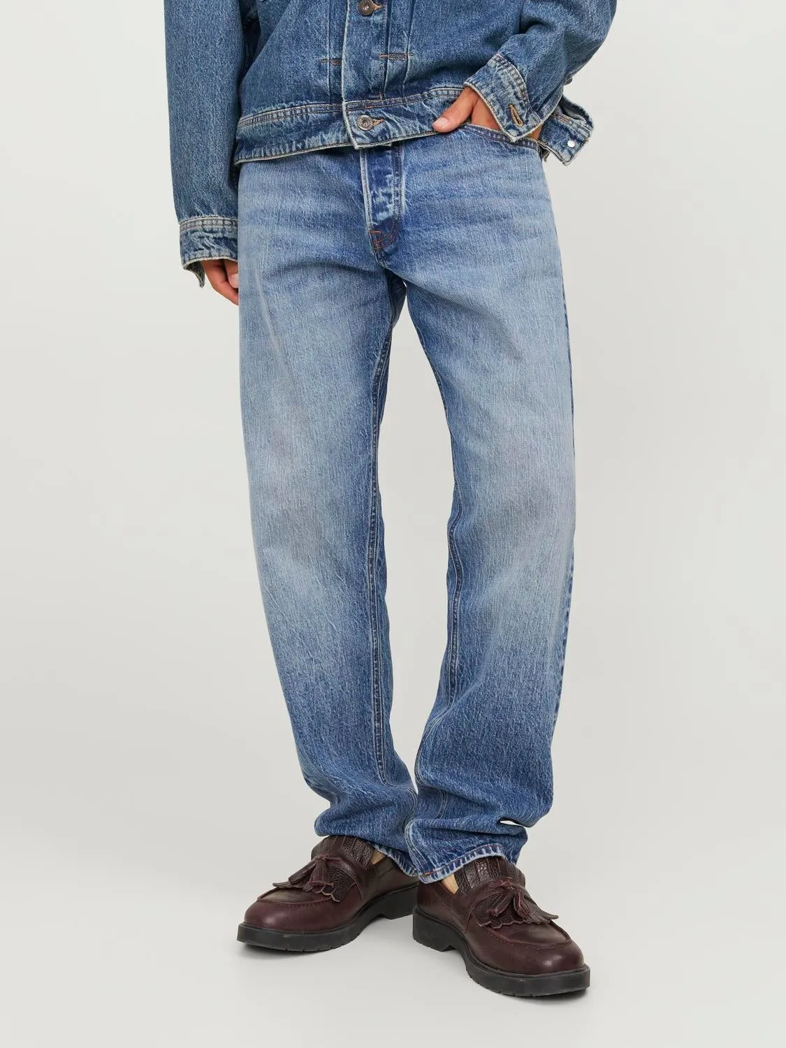 JJIMIKE JJORIGINAL CB 231 BF Vaqueros de corte tapered | Azul intermedio | Jack & Jones®