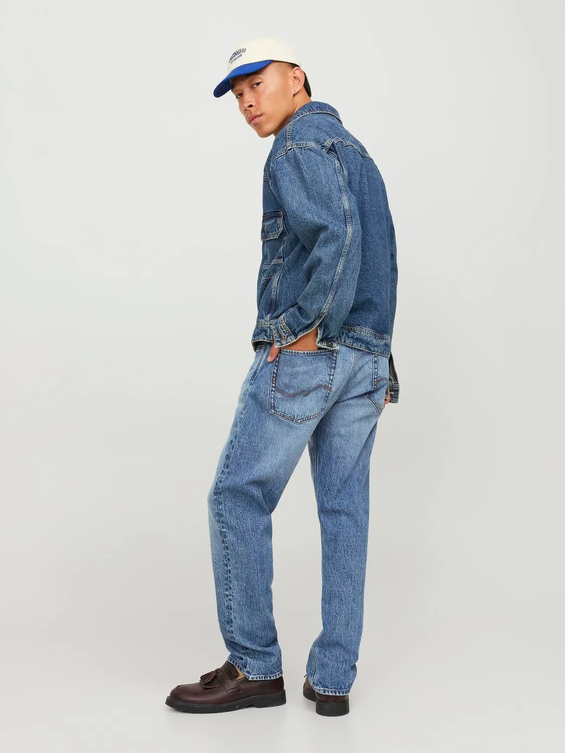 JJIMIKE JJORIGINAL CB 231 BF Vaqueros de corte tapered | Azul intermedio | Jack & Jones®