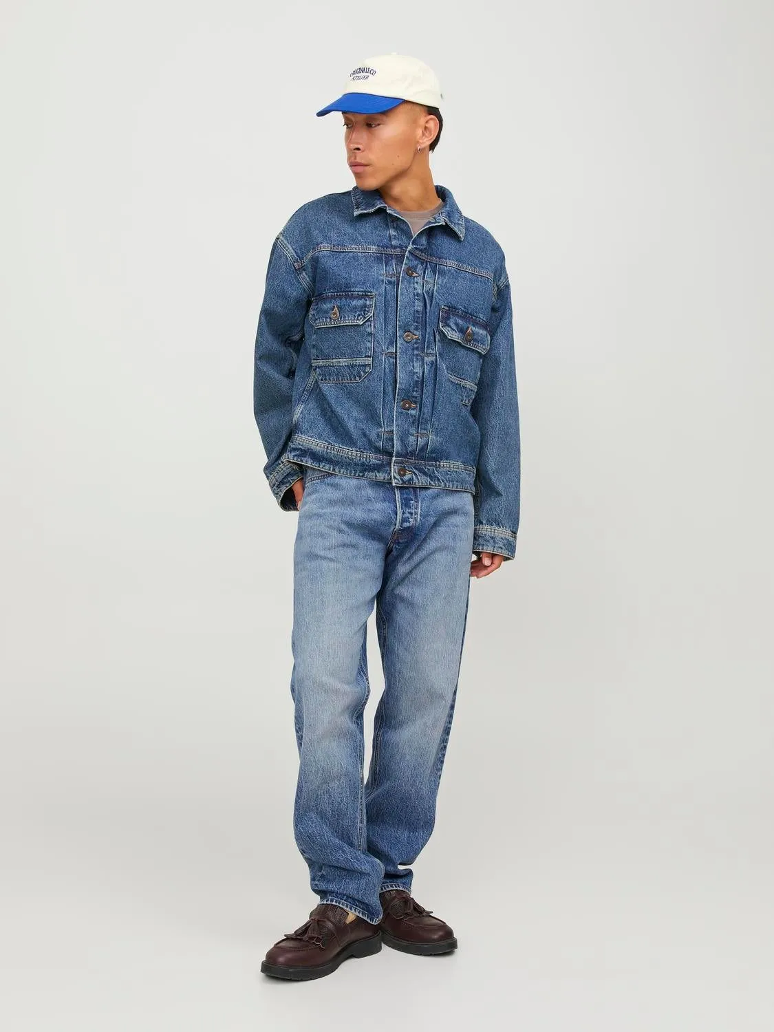 JJIMIKE JJORIGINAL CB 231 BF Vaqueros de corte tapered | Azul intermedio | Jack & Jones®