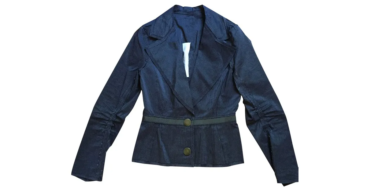 Lanvin Chaqueta Azul 