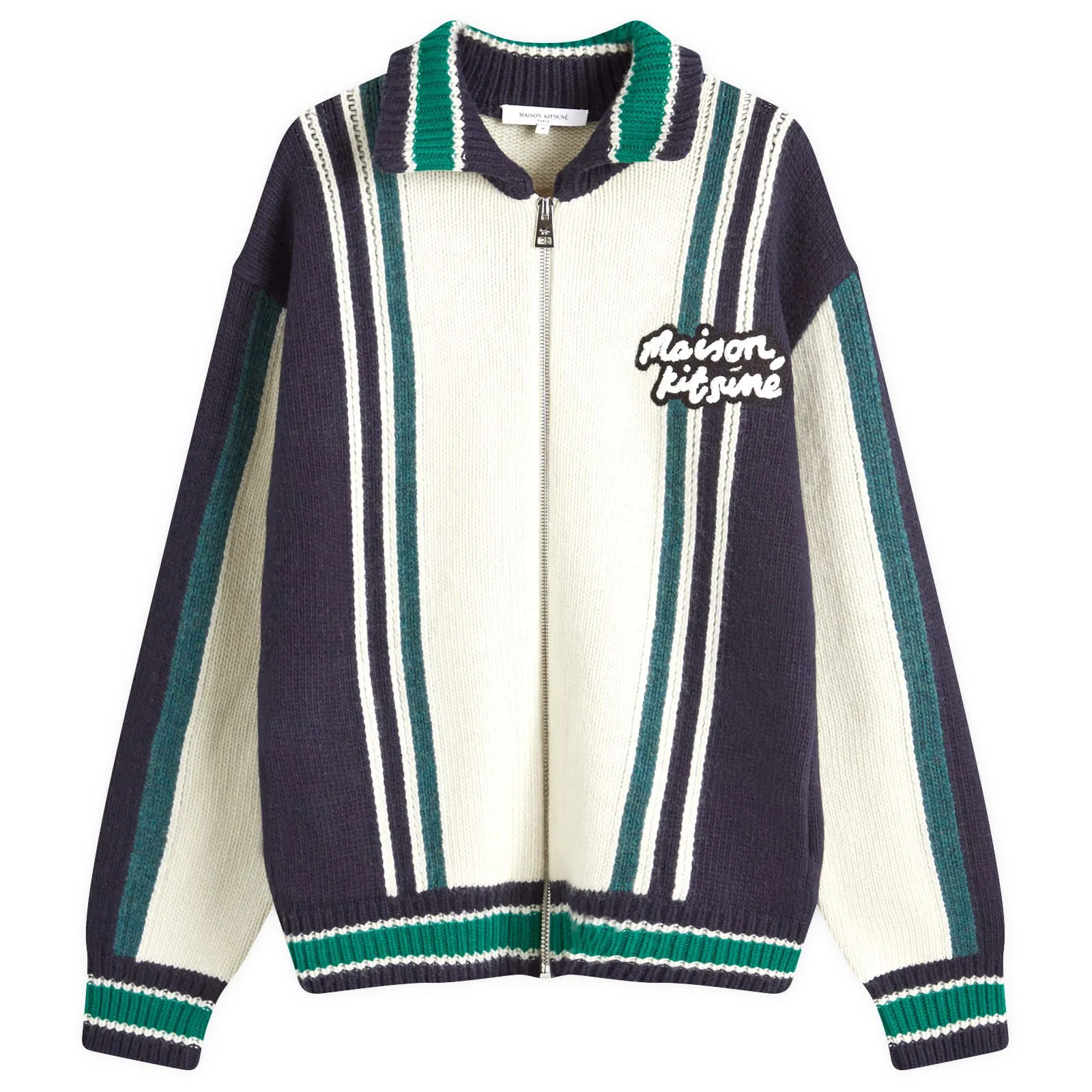 MAISON KITSUNÉ Knitted College Jacket