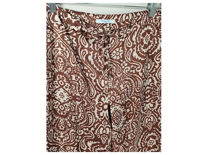 Marella Pantalones, polainas Castaño Multicolor 