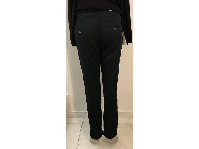 Massimo Dutti Pantalones, polainas Azul 