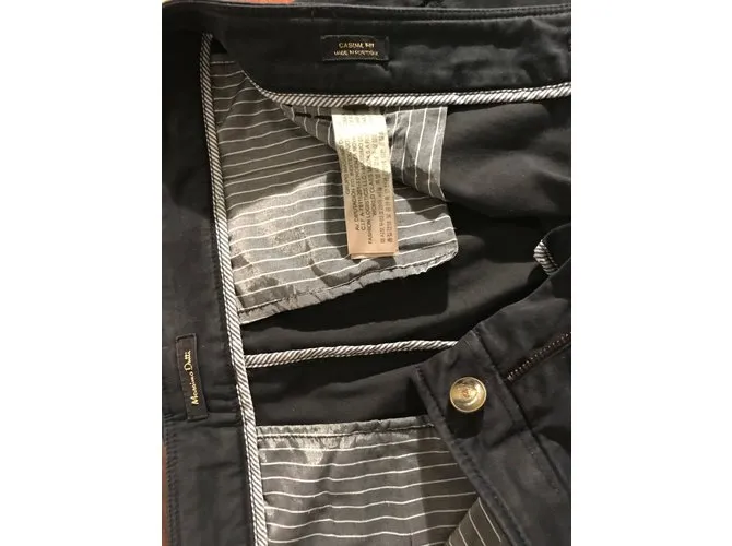 Massimo Dutti Pantalones, polainas Azul 