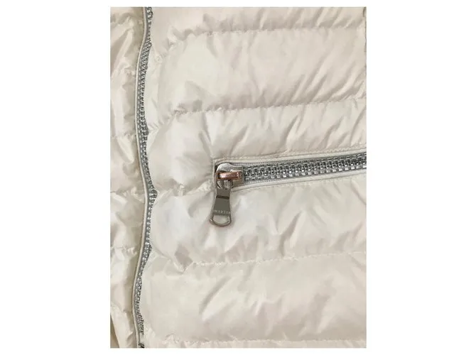 Moncler chaqueta abajo Blanco roto 