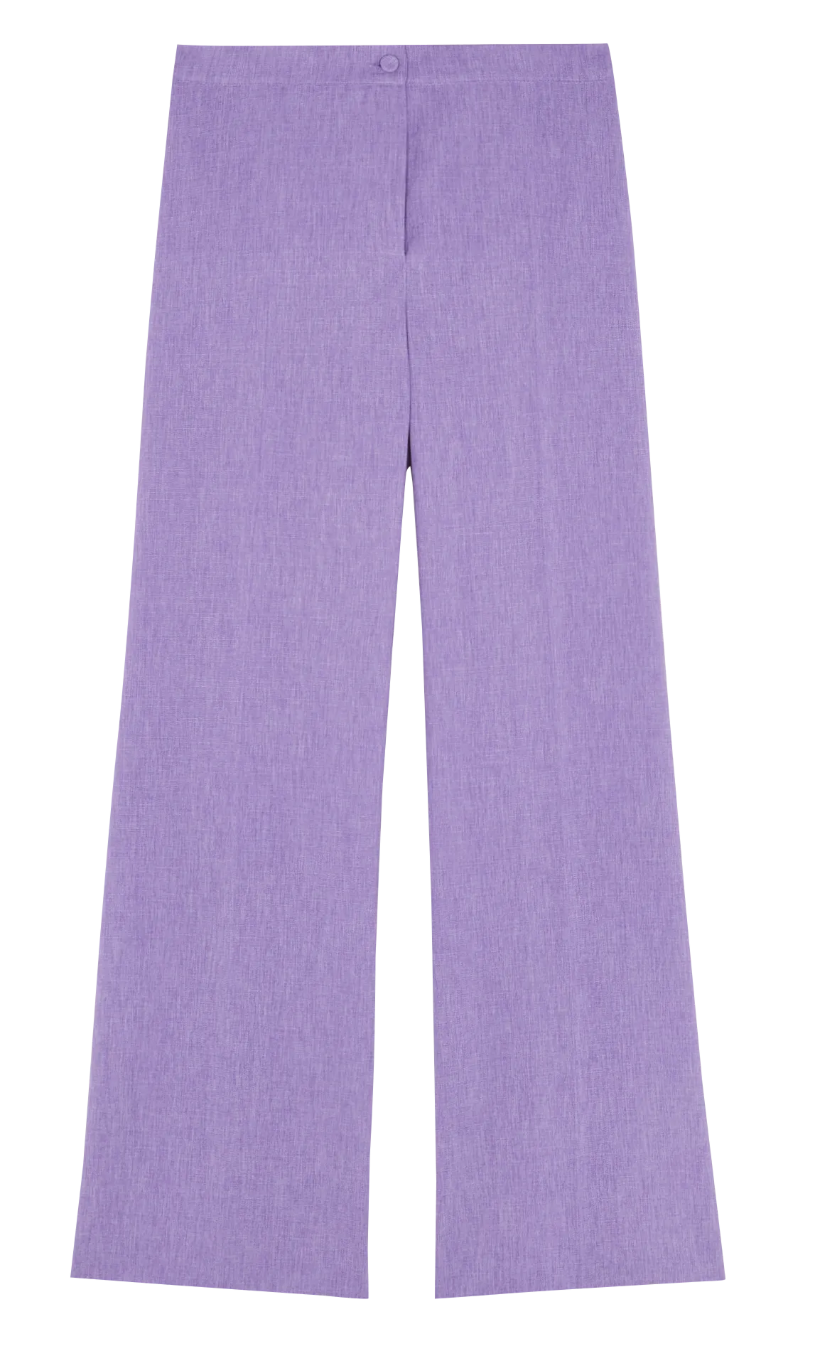 PALATO - Pantalón holgado de talle alto en violeta