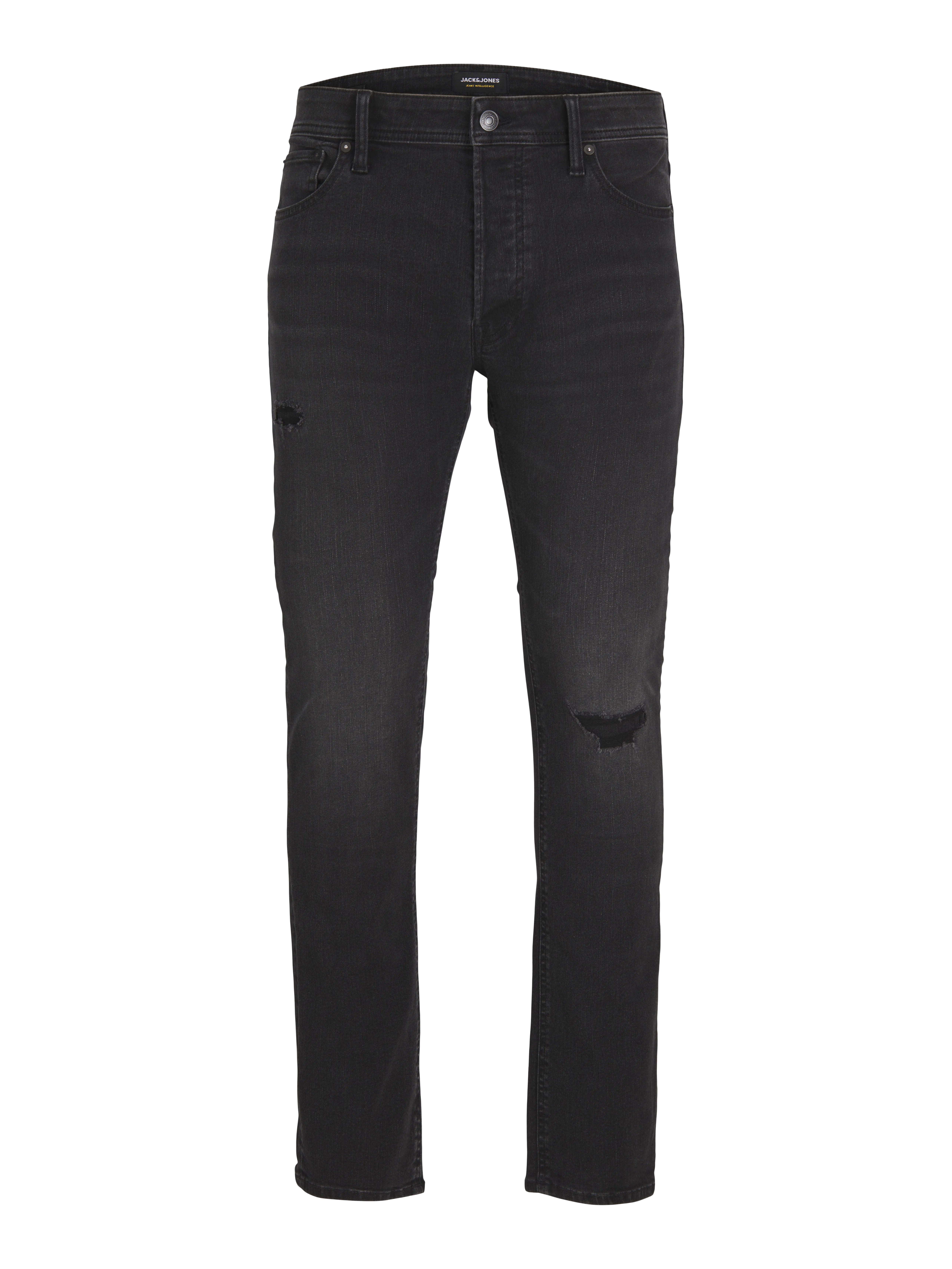 Plus Size JJIGLENN JJORIGINAL SQ 014 PLS Vaqueros de corte slim | Negro | Jack & Jones®