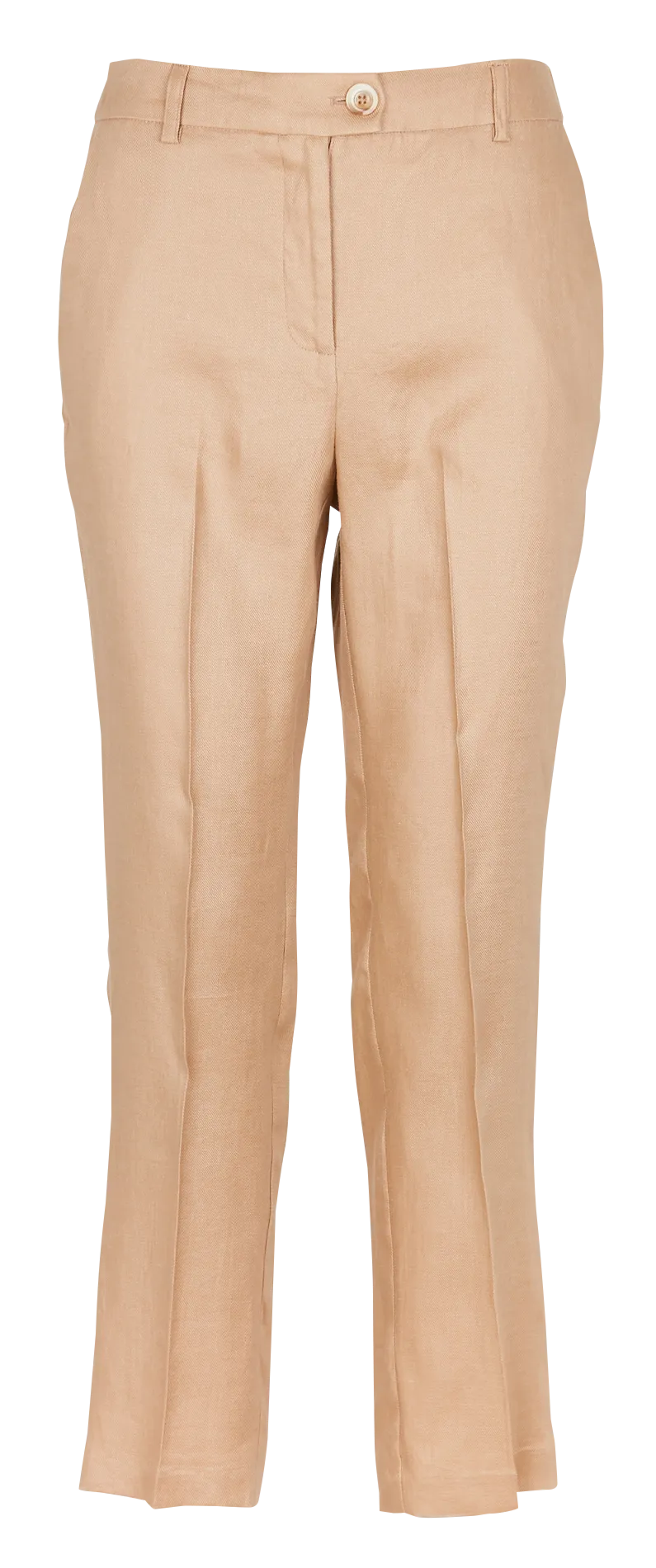 RANDY - Pantalón ancho de lino en beige