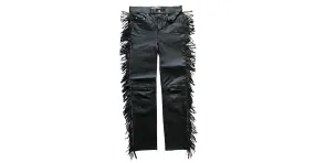 Saint Laurent Pantalones, polainas Negro 