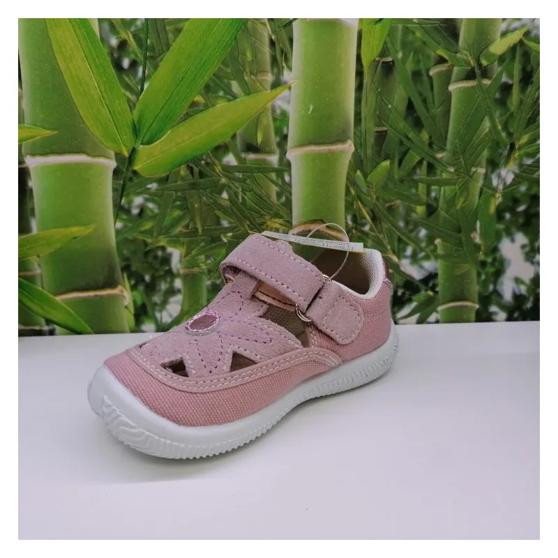 Sandalia Lona Flor Nude ZAPY Y73445