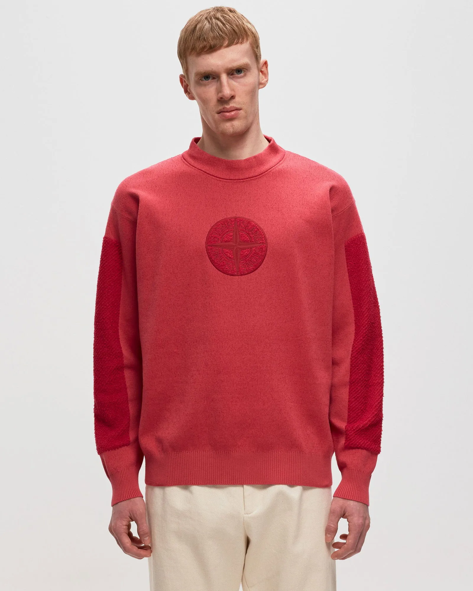 Stone Island Pullover Mixed Stitches Crewneck