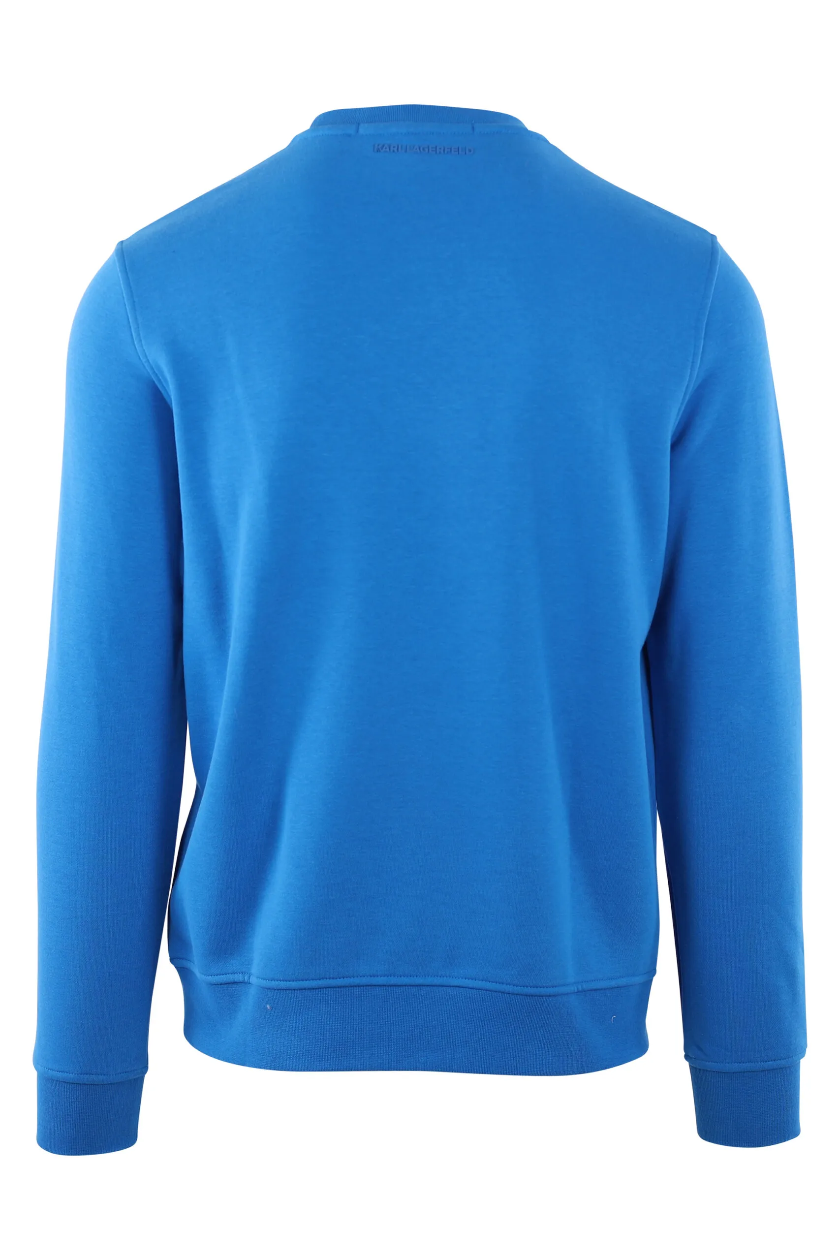 Sudadera azul con logo 