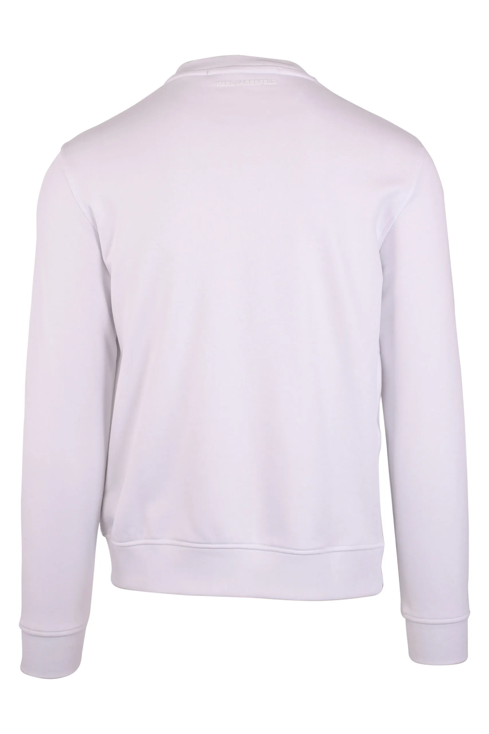 Sudadera blanca con maxilogo 