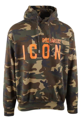 Sudadera camuflada con maxilogo naranja icon