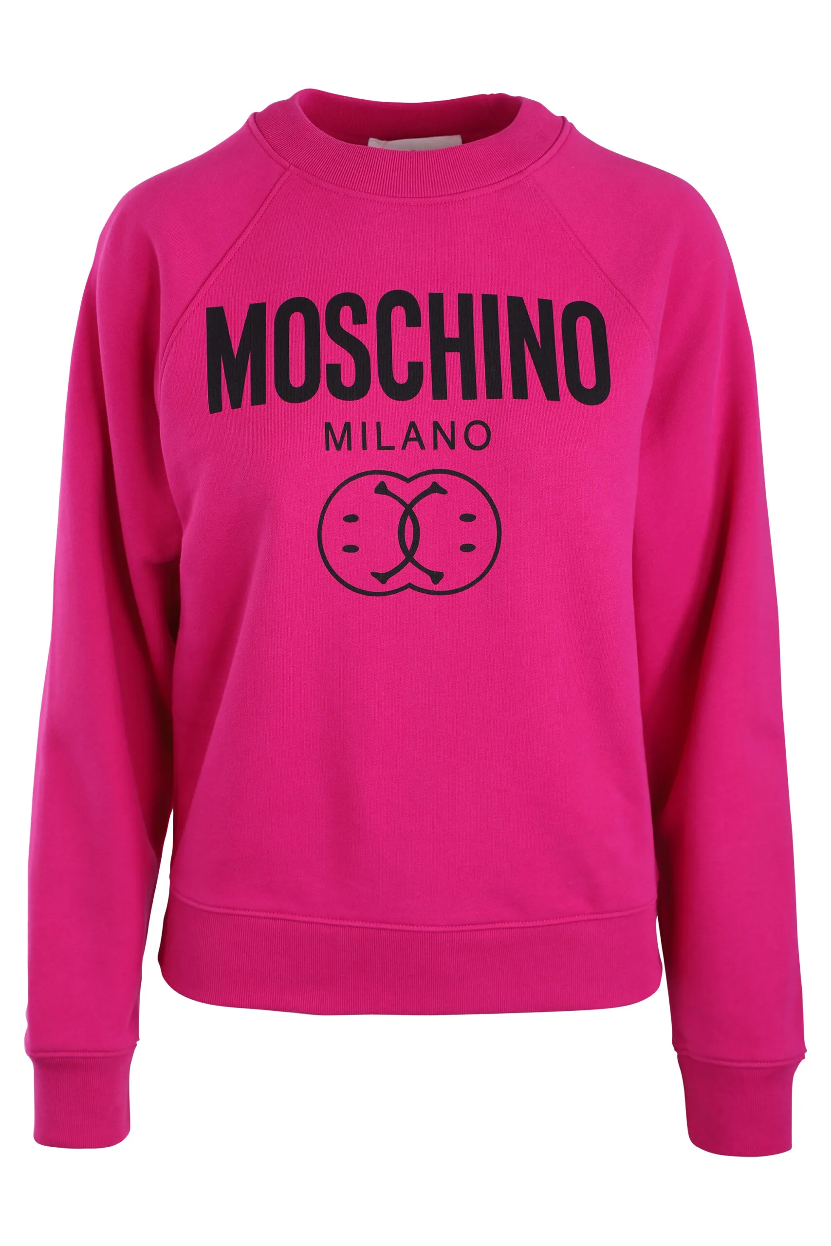 Sudadera fucsia con logo 