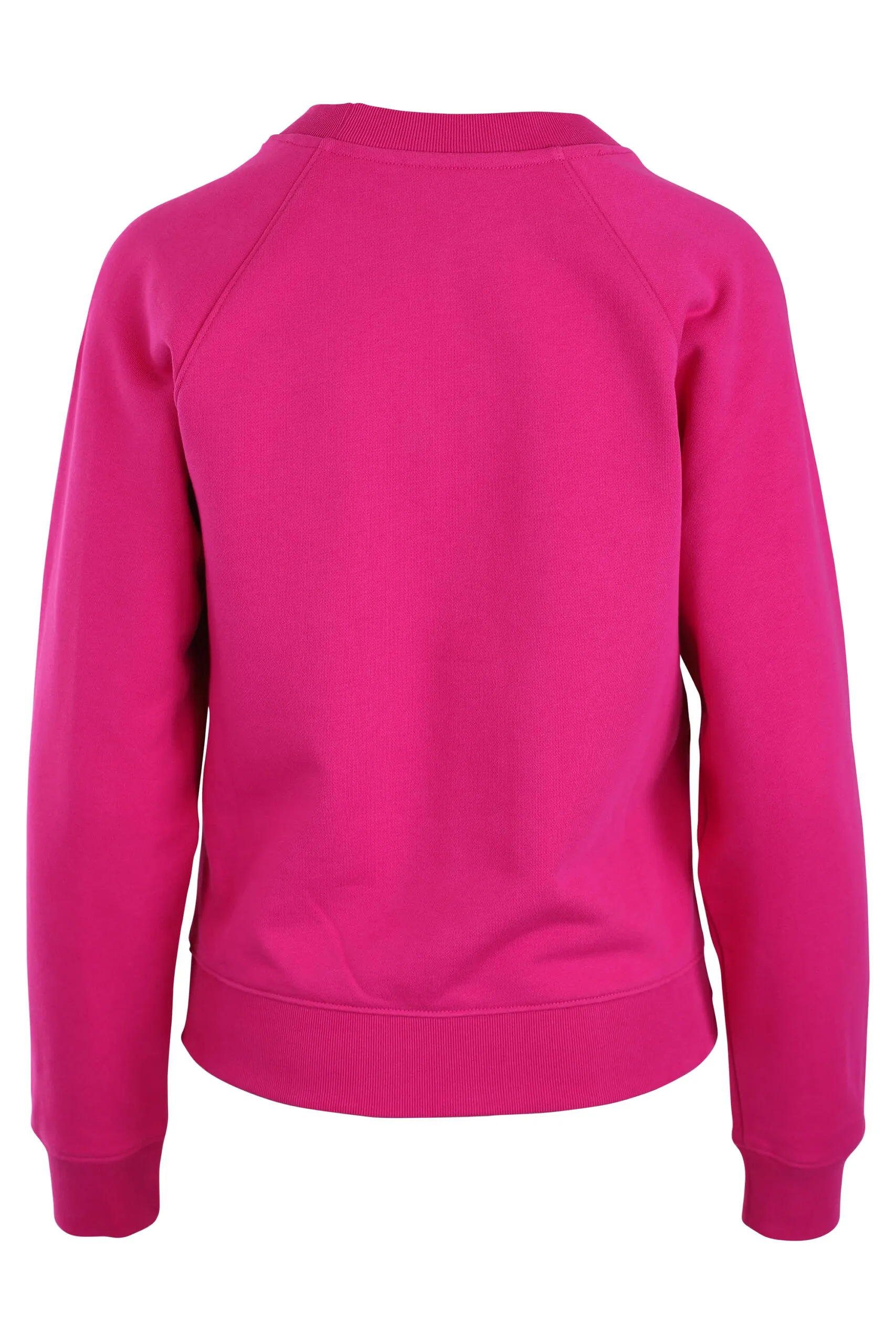 Sudadera fucsia con logo 