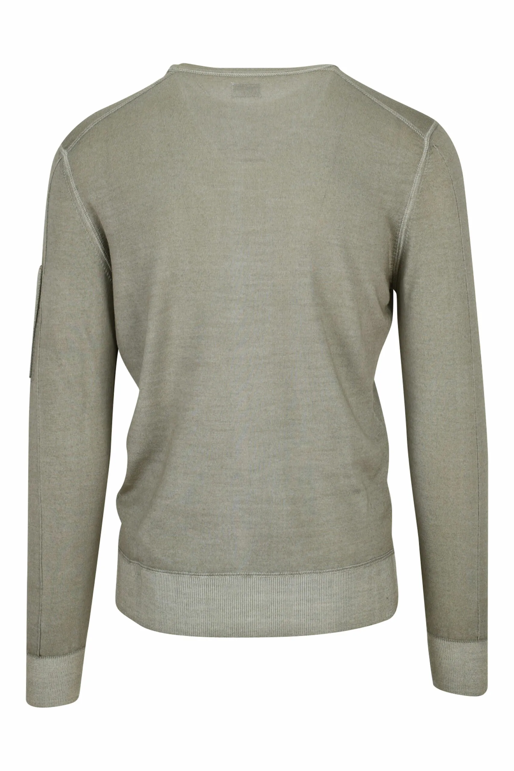 Sudadera gris con logo lente lateral