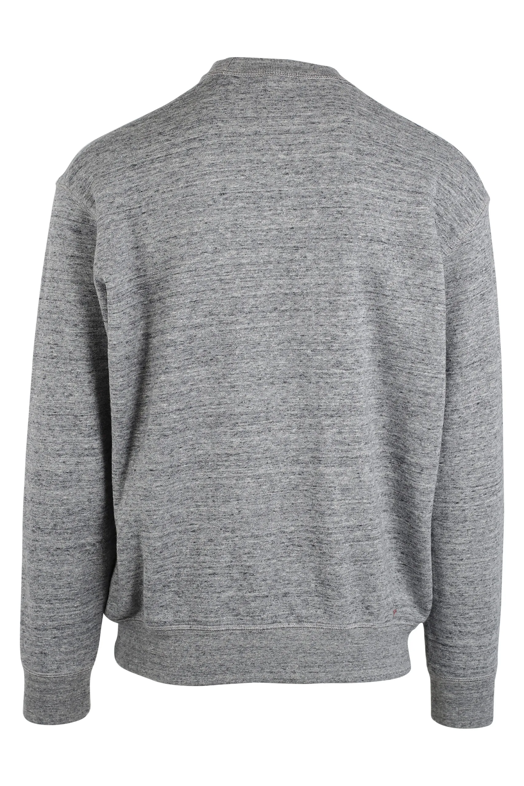 Sudadera gris con maxilogo 