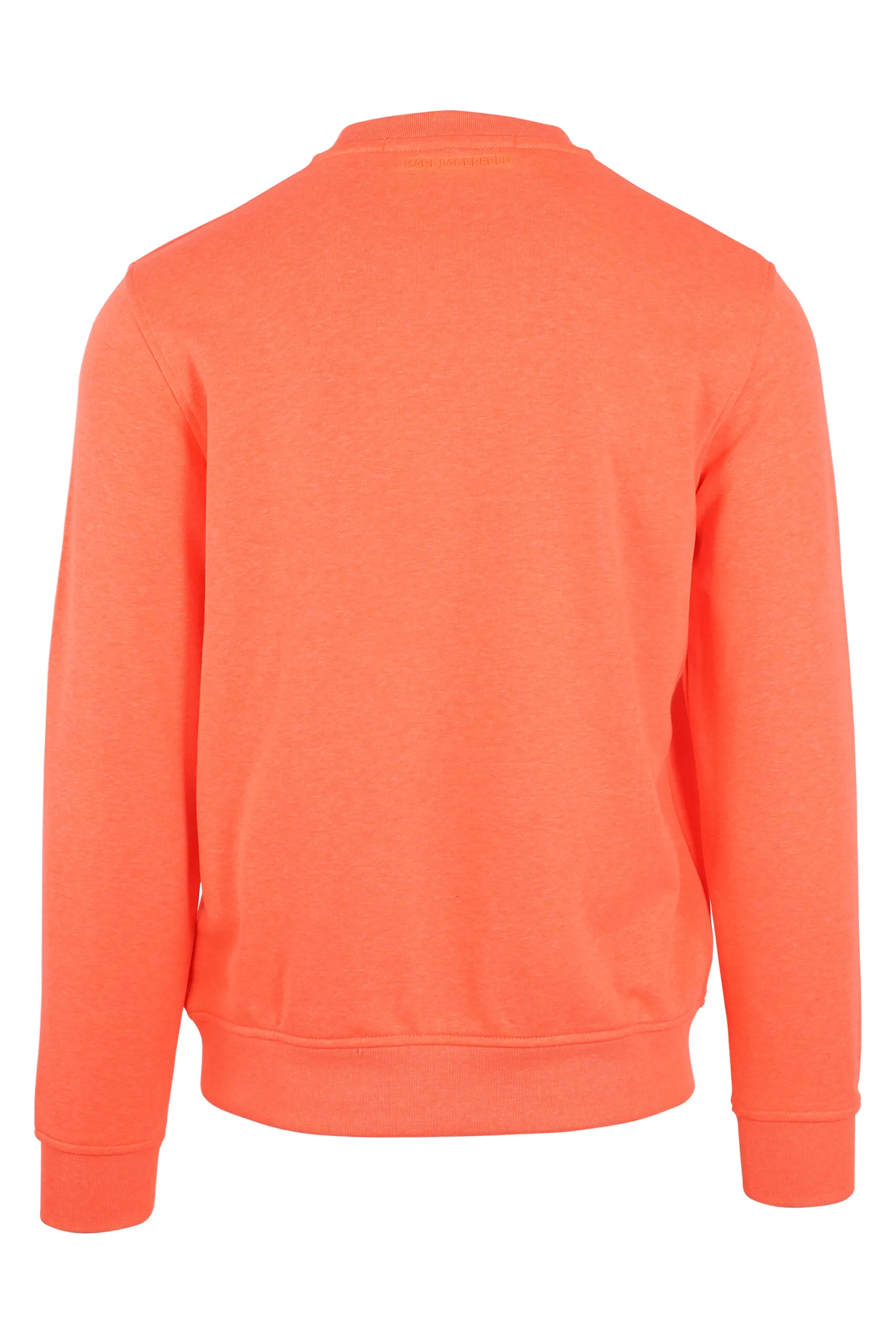 Sudadera naranja con maxilogo 