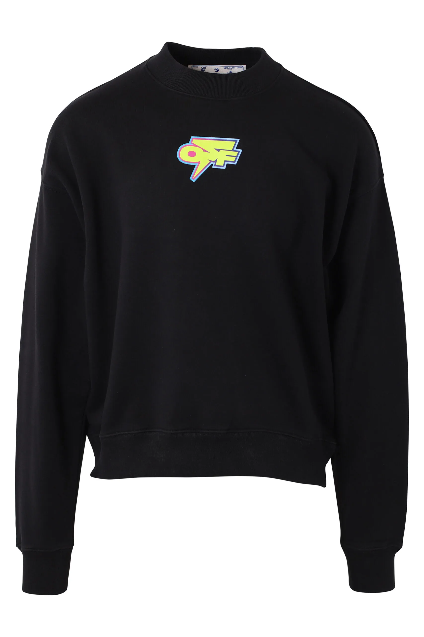 Sudadera negra con logo 