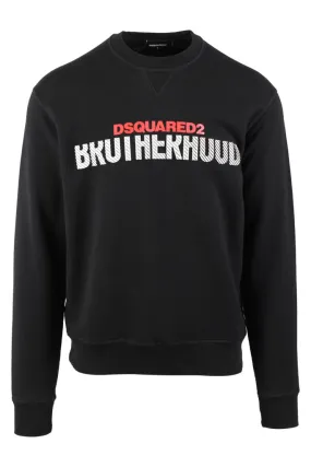 Sudadera negra con maxilogo brotherhood